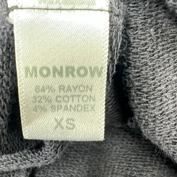 Monrow Extra Small Soft Knit Relaxed Lounge Pants Made in USA Premium Basic - Picture 4 of 12